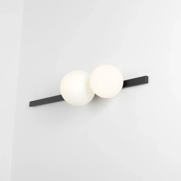 GARDA WALL 2 BLACK 1099D1 Minimalistyczny kinkiet Aldex