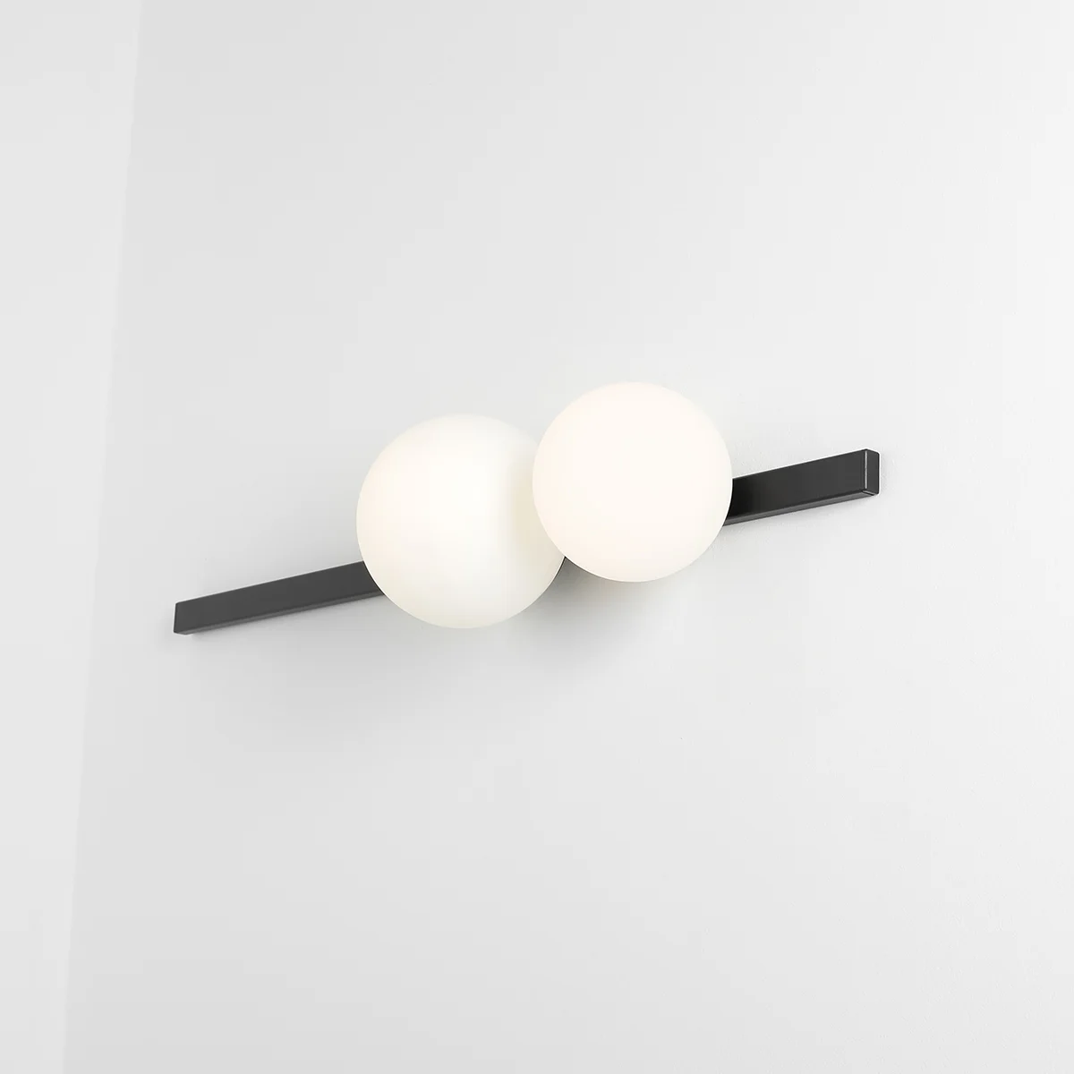 GARDA WALL 2 BLACK 1099D1 Minimalistyczny kinkiet Aldex