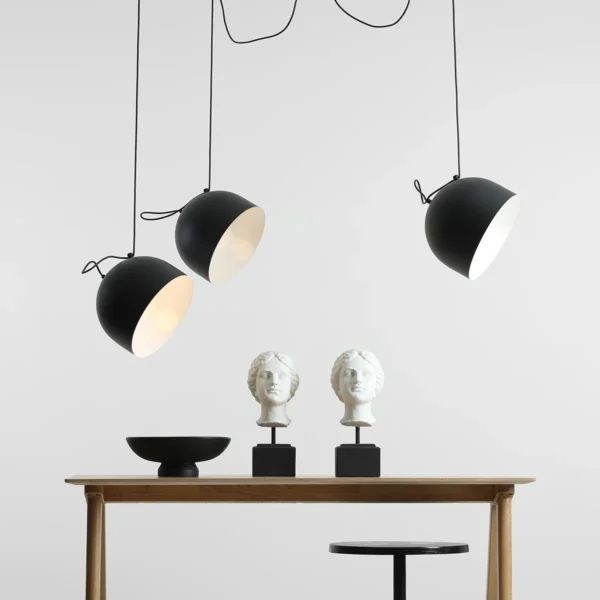 Lampa wisząca NOOR 3 BLACK 1122E_1 Aldex