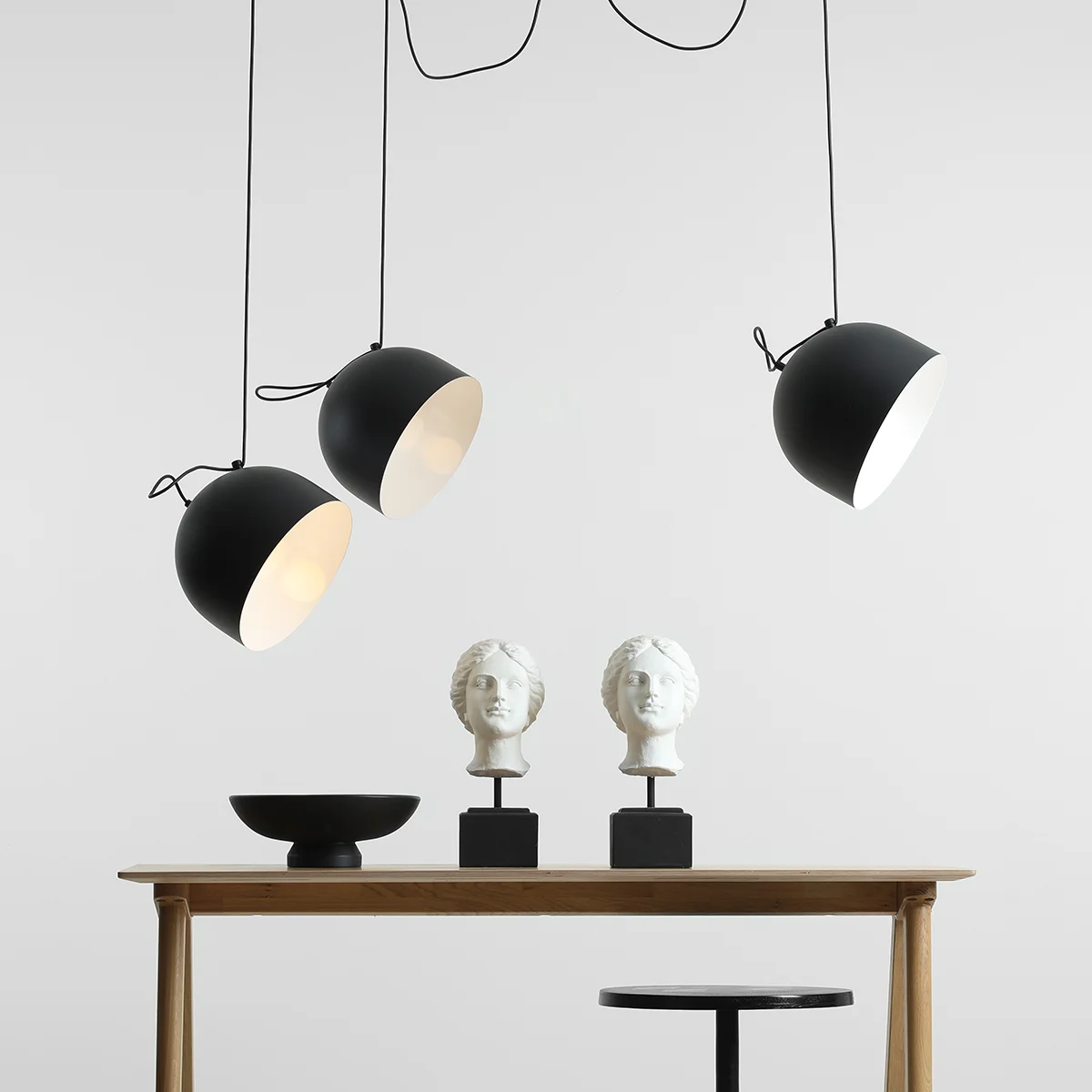 Lampa wisząca NOOR 3 BLACK 1122E_1 Aldex