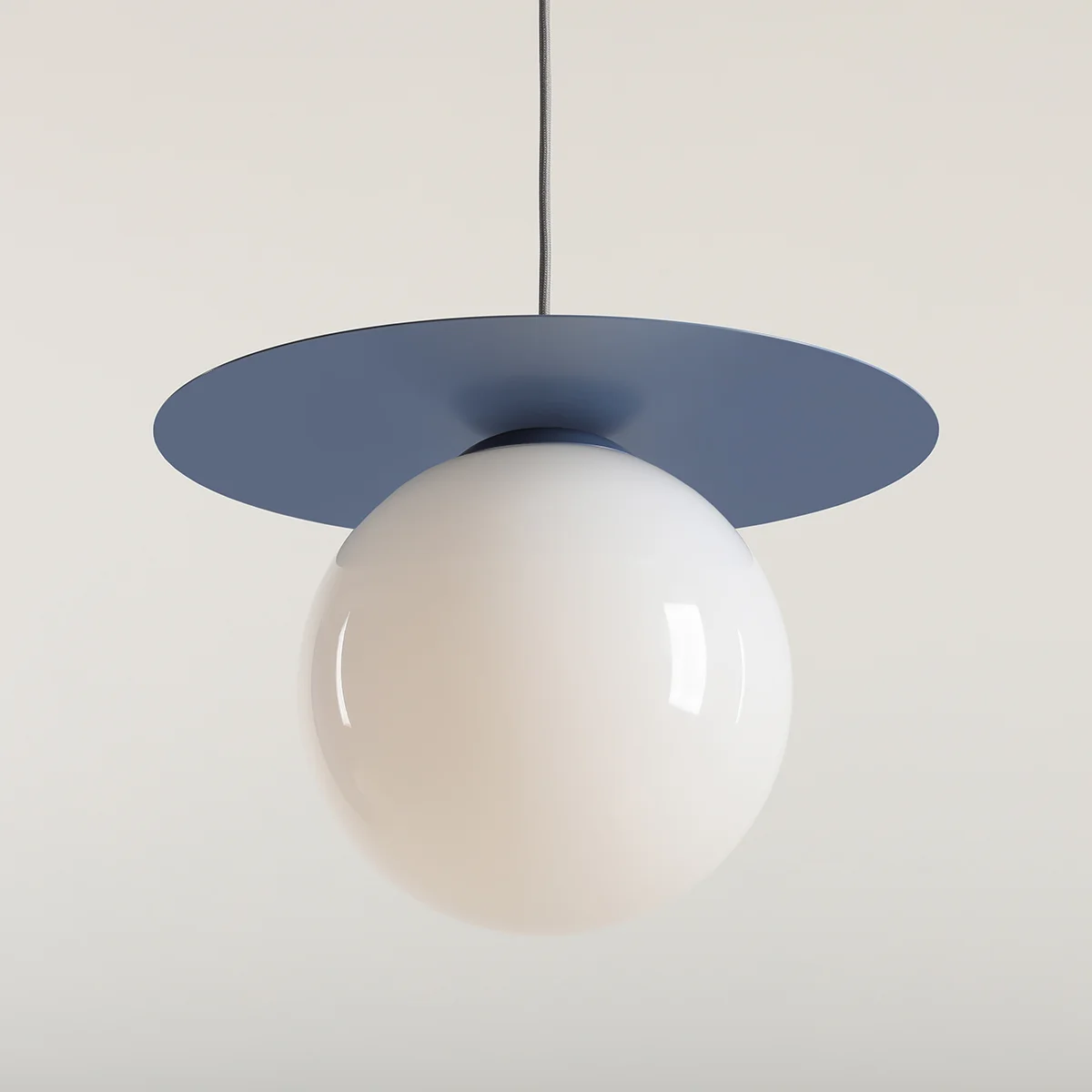 Lampa wisząca LOOP DUSTY BLUE L 1125G16_L Aldex