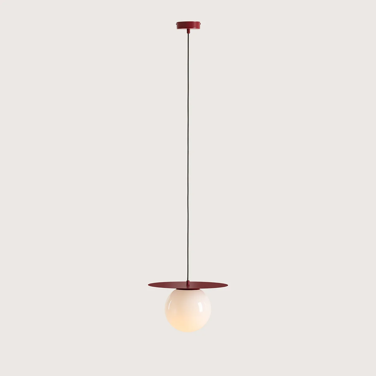 Lampa wisząca LOOP RED WINE M 1125G15_M Aldex