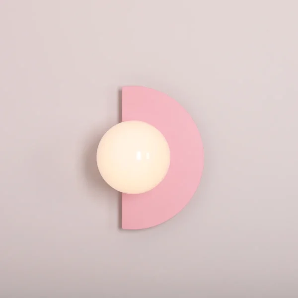 Lampa ścienna LOOP WALL BABY PINK 1125C18 Aldex