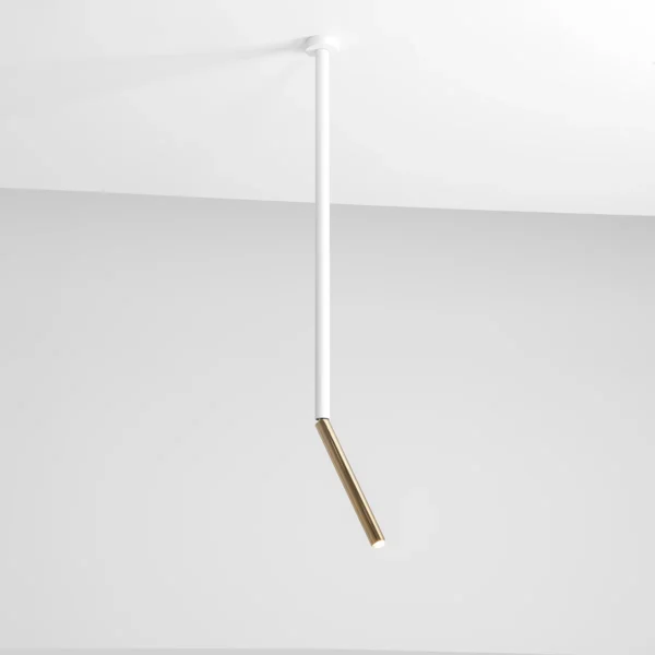 Prosty plafon punktowy STICK ALL WHITE L 1067PL_G_L Aldex