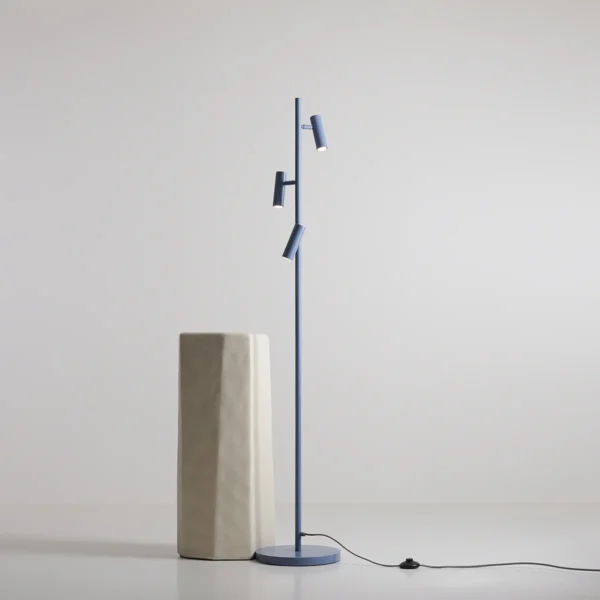 Lampa stojąca TREVO FLOOR DUSTY BLUE 1104A16 Aldex