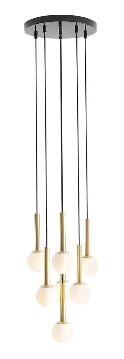 LAMPA WISZĄCA RIU 7 BLACK 1103T1 ALDEX