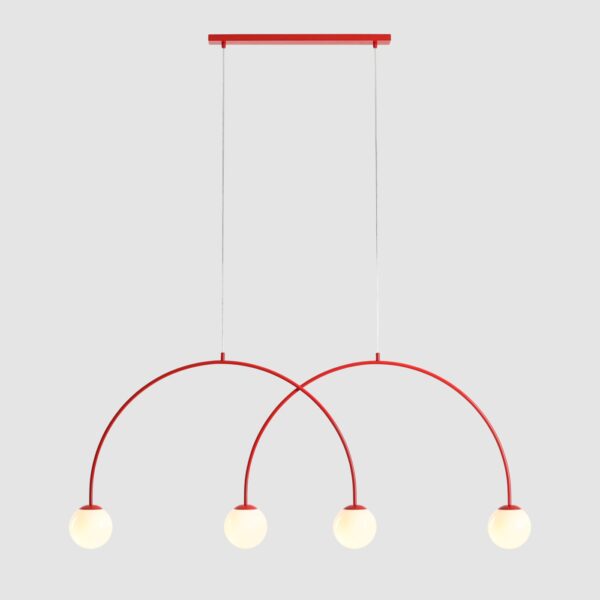 LAMPA WISZĄCA UNA 4 RED CHILLI L 1116L19_L Aldex