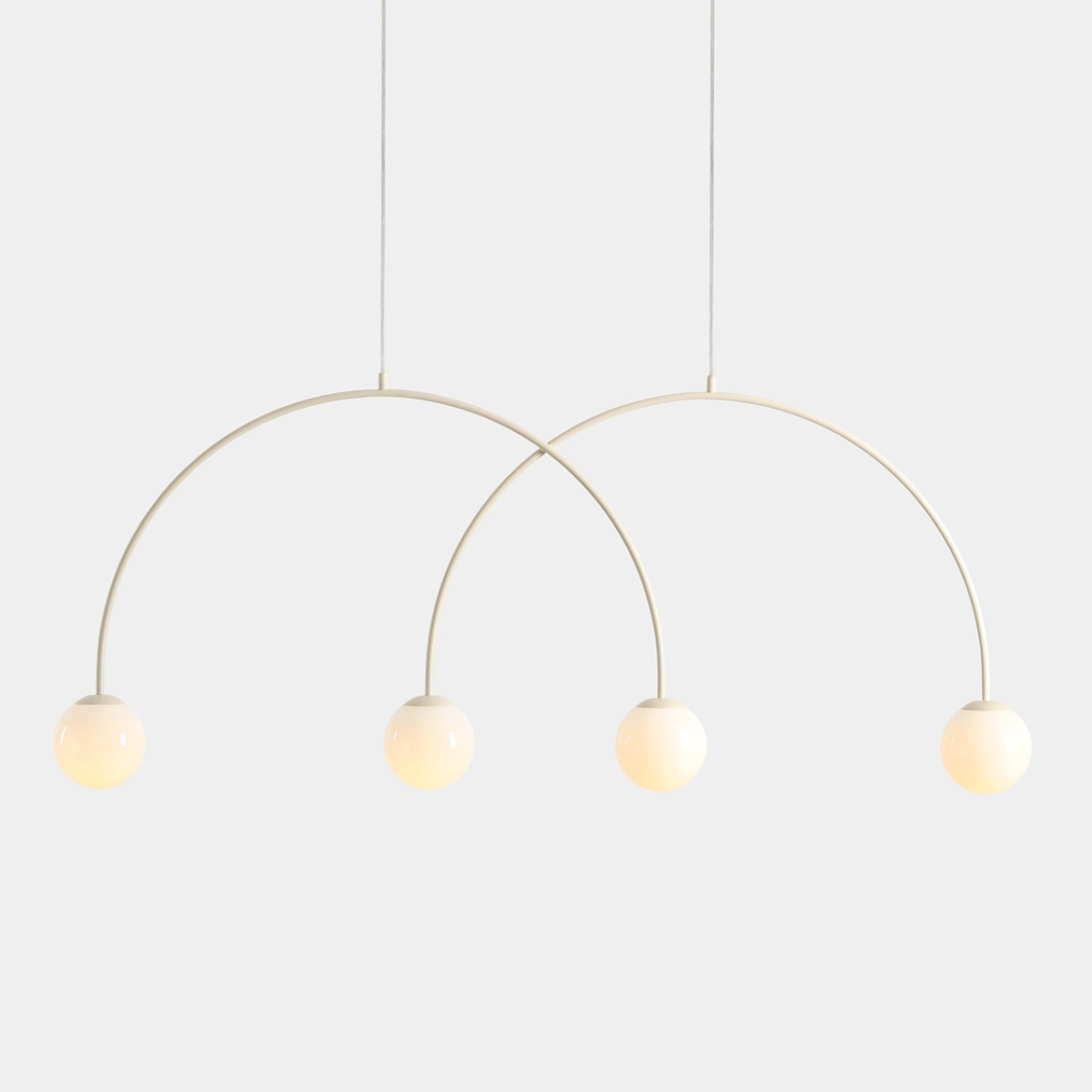 Lampa Wisząca Una 4 Kremowy L 1116L9_L Aldex