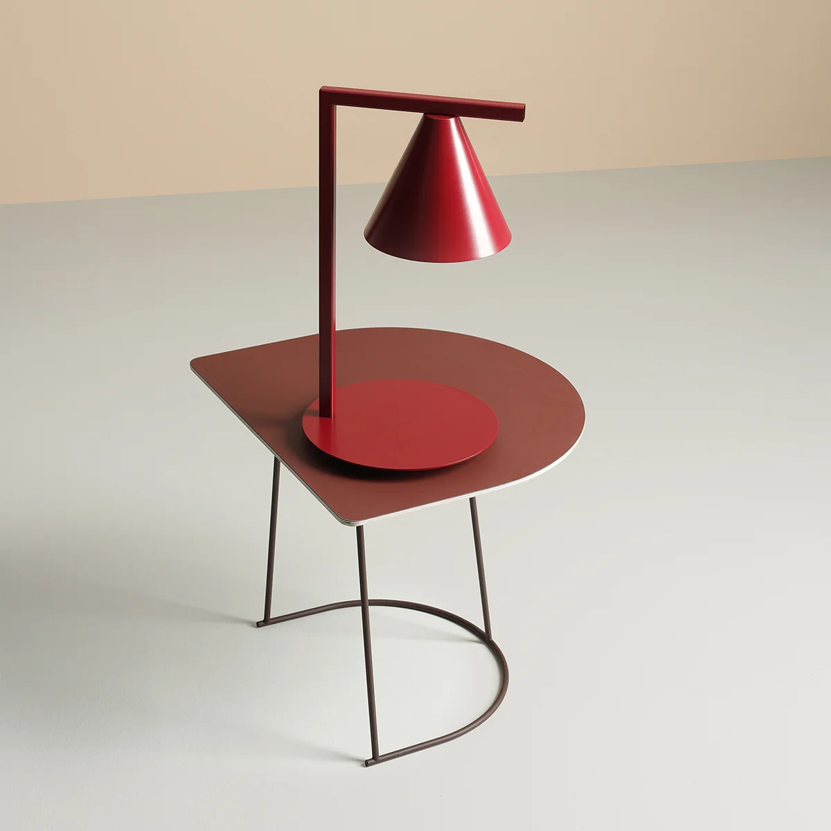 LAMPKA BIURKOWA FORM RED WINE 1108B15 Aldex