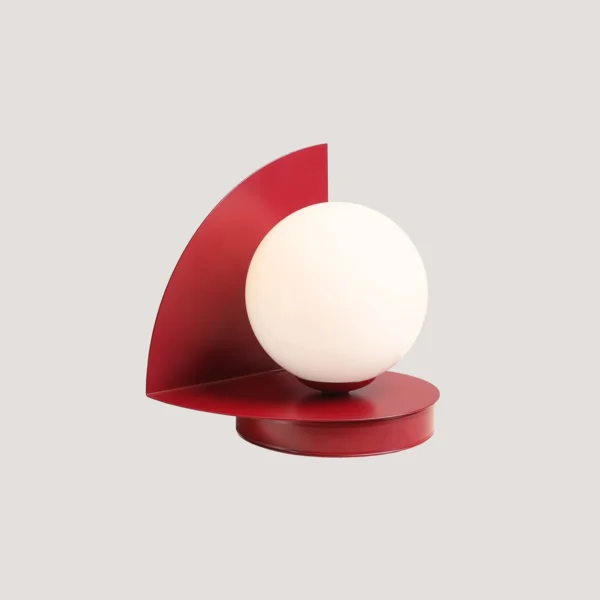 Lampka stołowa LOOP TABLE RED WINE 1125B15 Aldex