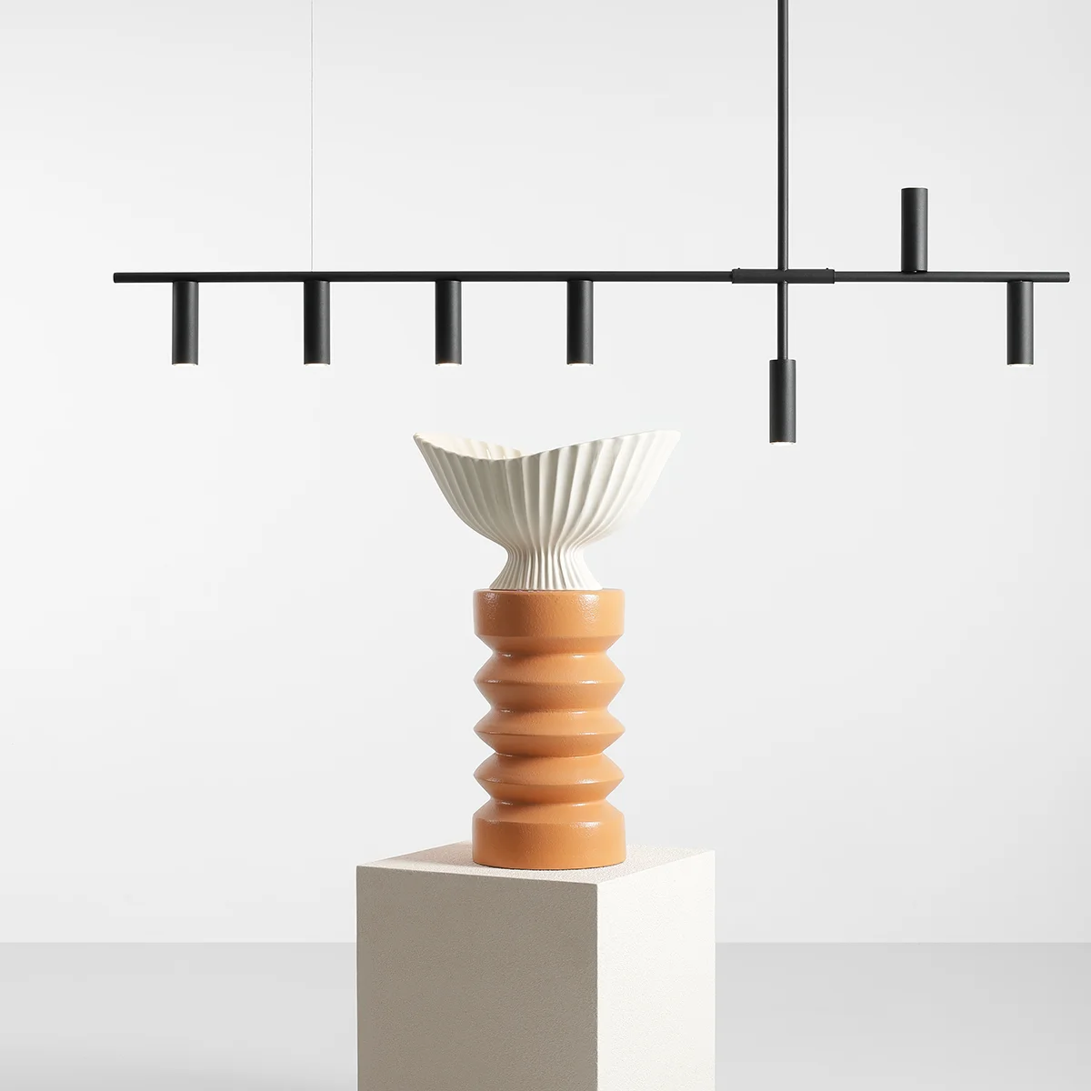 TREVO 7 ALL BLACK 1104T1 Designerska lampa wisząca Aldex