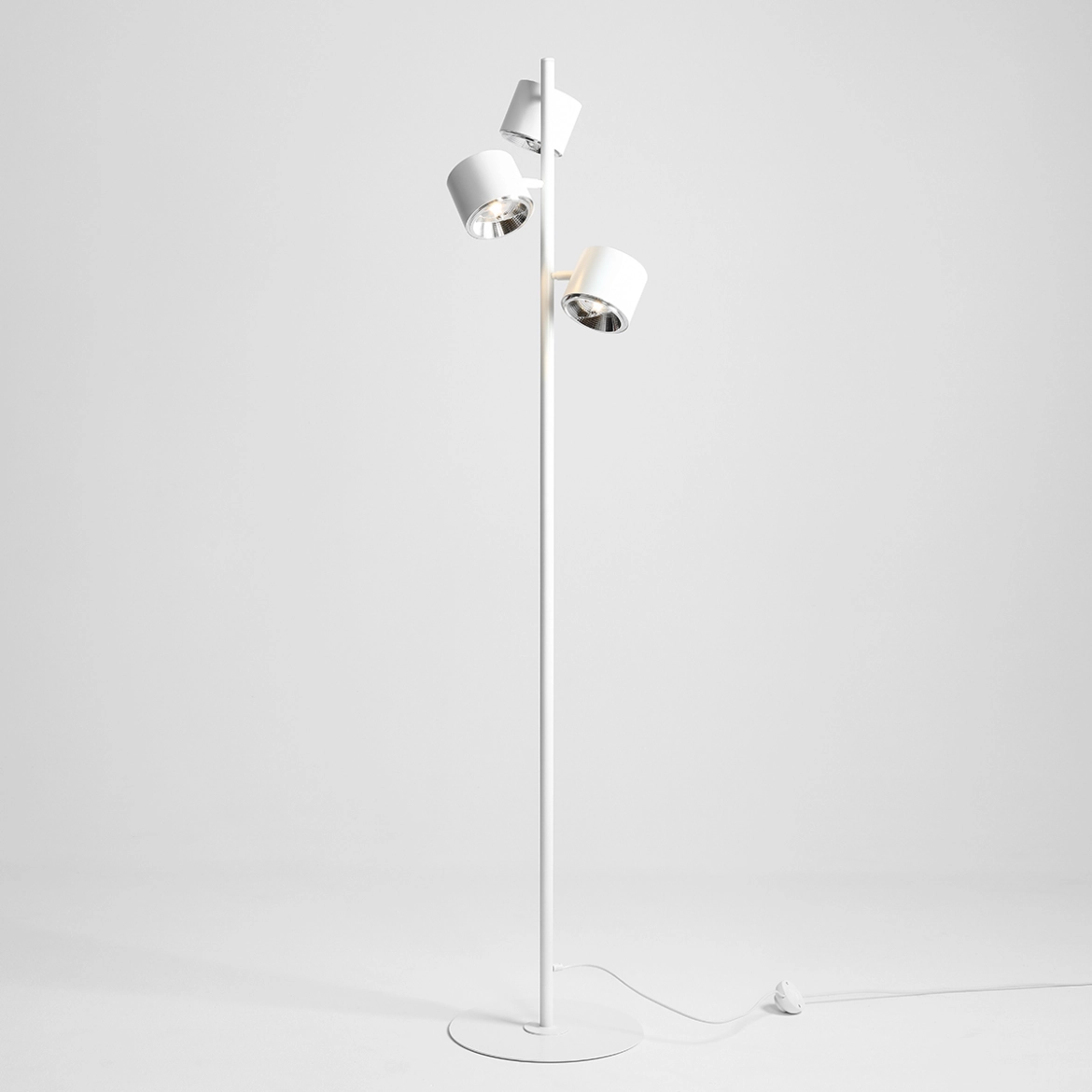 LAMPA PODŁOGOWA 3 PŁ. BOT WHITE 1046A ALDEX