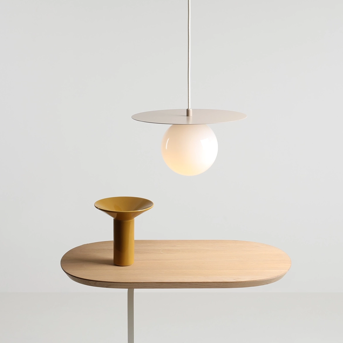 LAMPA WISZĄCA LOOP BEIGE S 1125G17_S Aldex