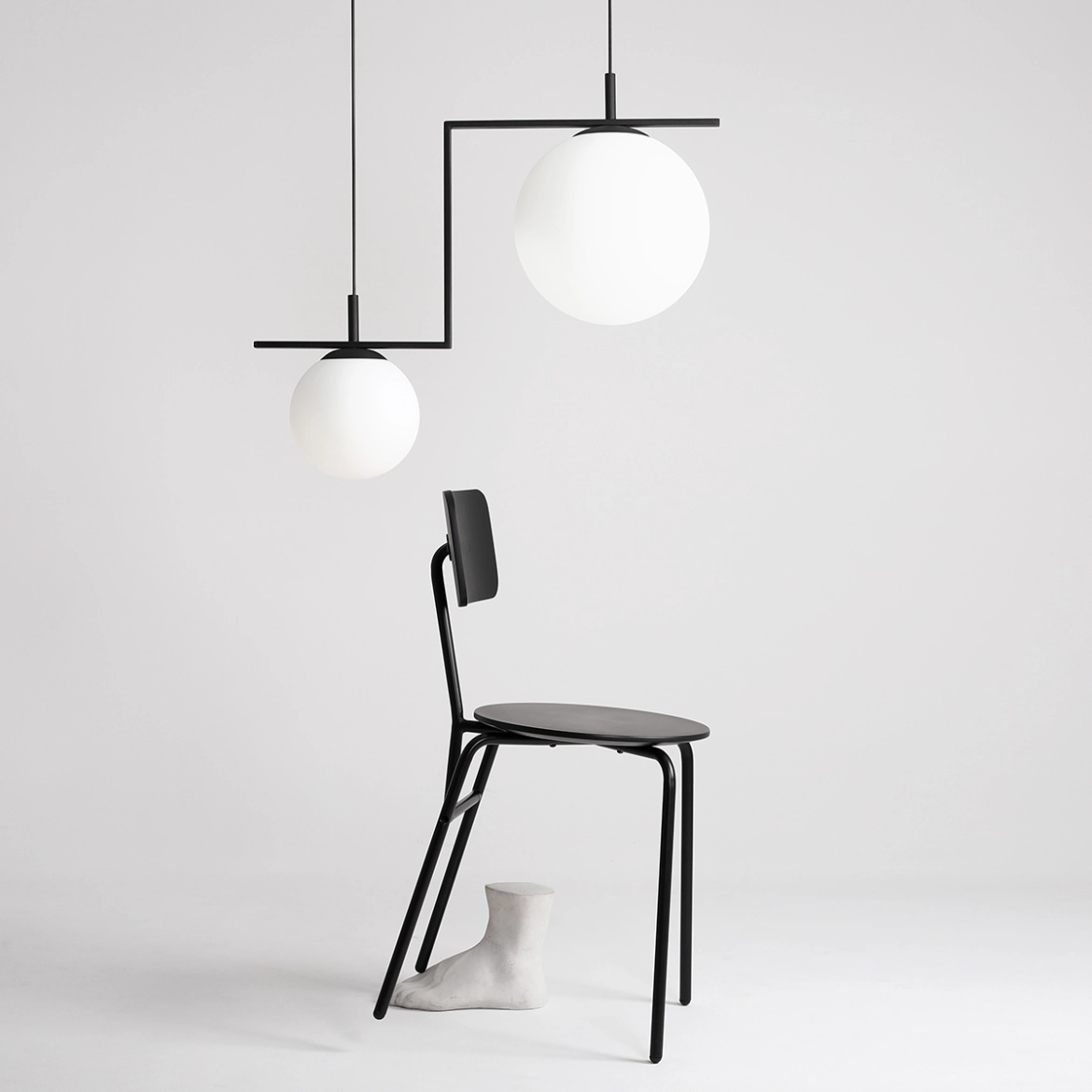 Lampa wisząca ZAC 2 black 1038H1_2 ALDEX