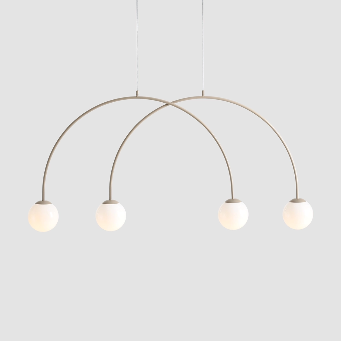 LAMPA WISZĄCA UNA 4 BEIGE S 1116L17_S Aldex