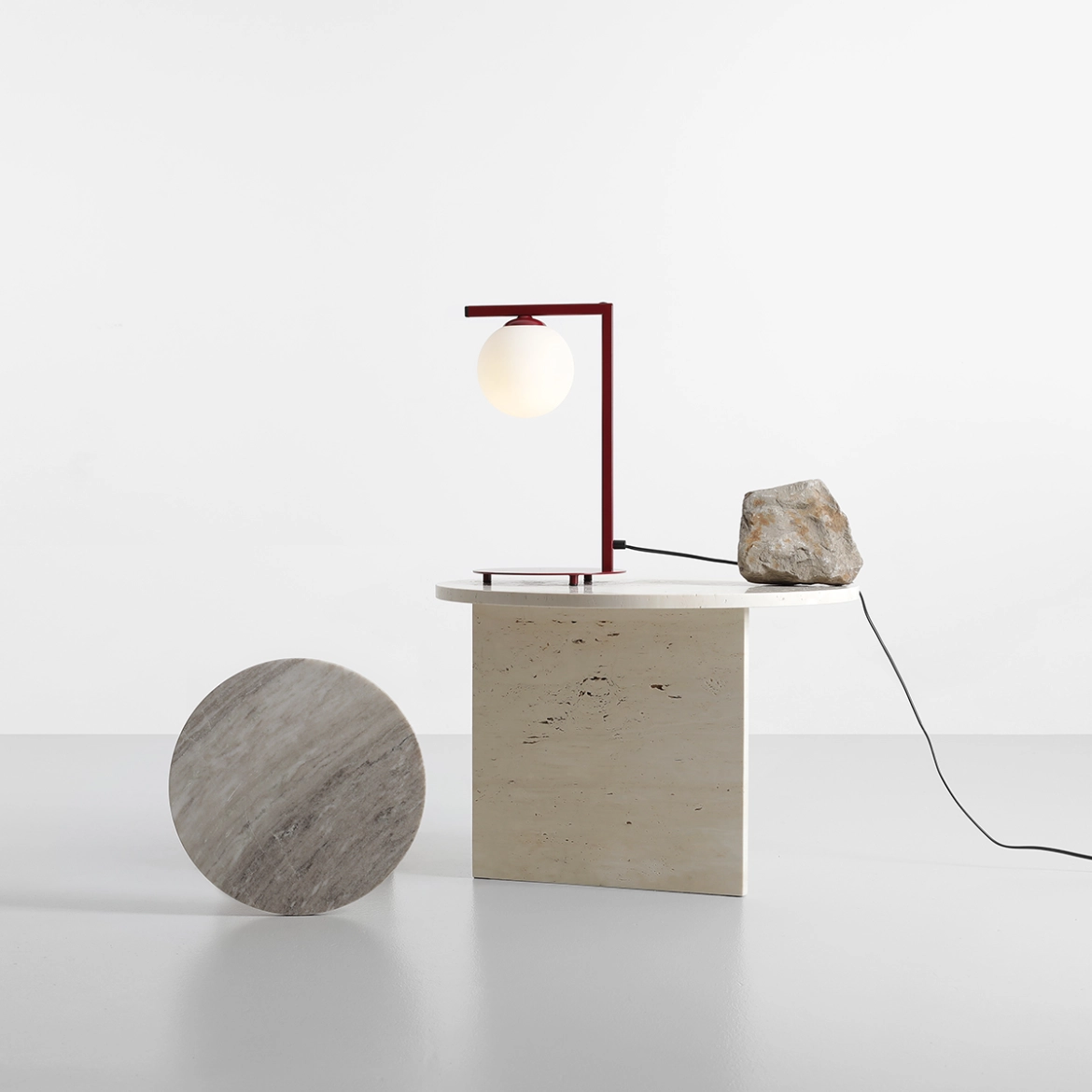 Lampka Biurkowa Zac Bordowy 1038B15_1 Aldex