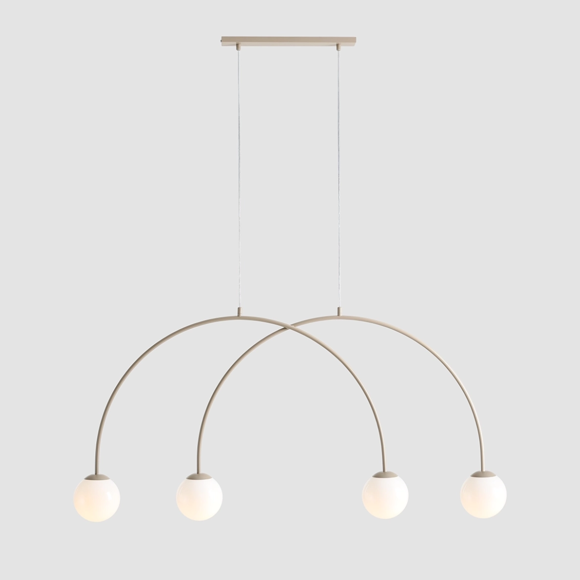 LAMPA WISZĄCA UNA 4 BEIGE S 1116L17_S Aldex