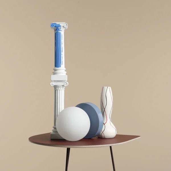 BALL TABLE DUSTY BLUE S 1076B16_S Lampka stołowa #colours Aldex