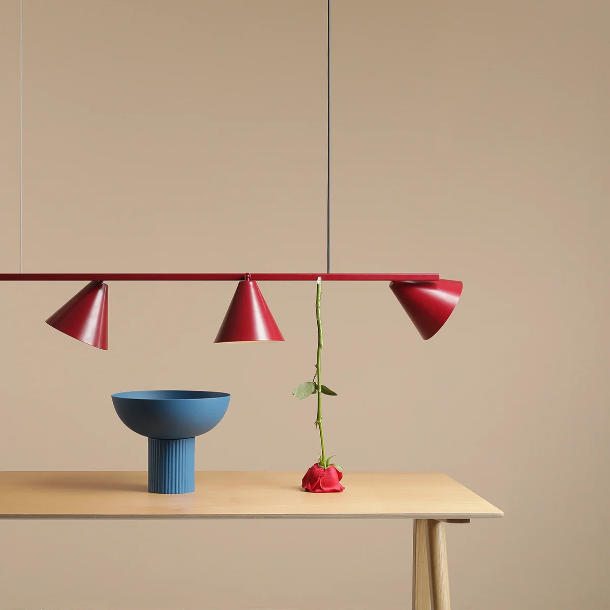 LAMPA WISZĄCA FORM 4 RED WINE 1108L15 Aldex