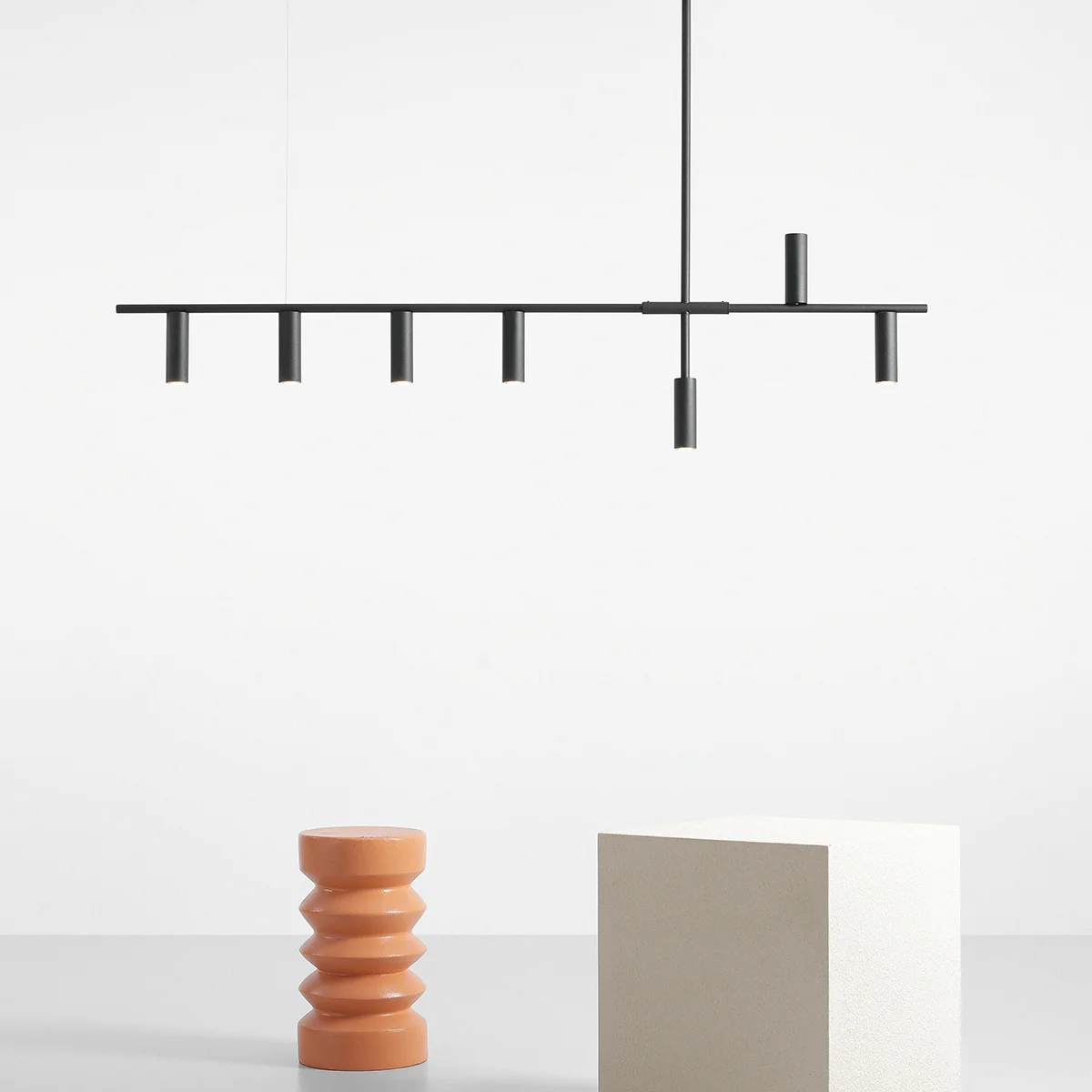 TREVO 7 ALL BLACK 1104T1 Designerska lampa wisząca Aldex