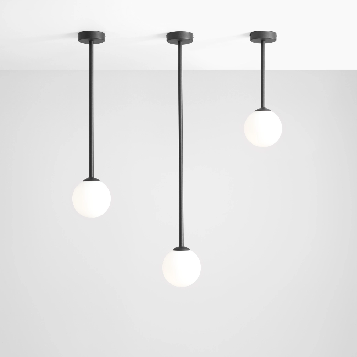 Lampa wisząca PINNE black M 1080PL_G1_M ALDEX