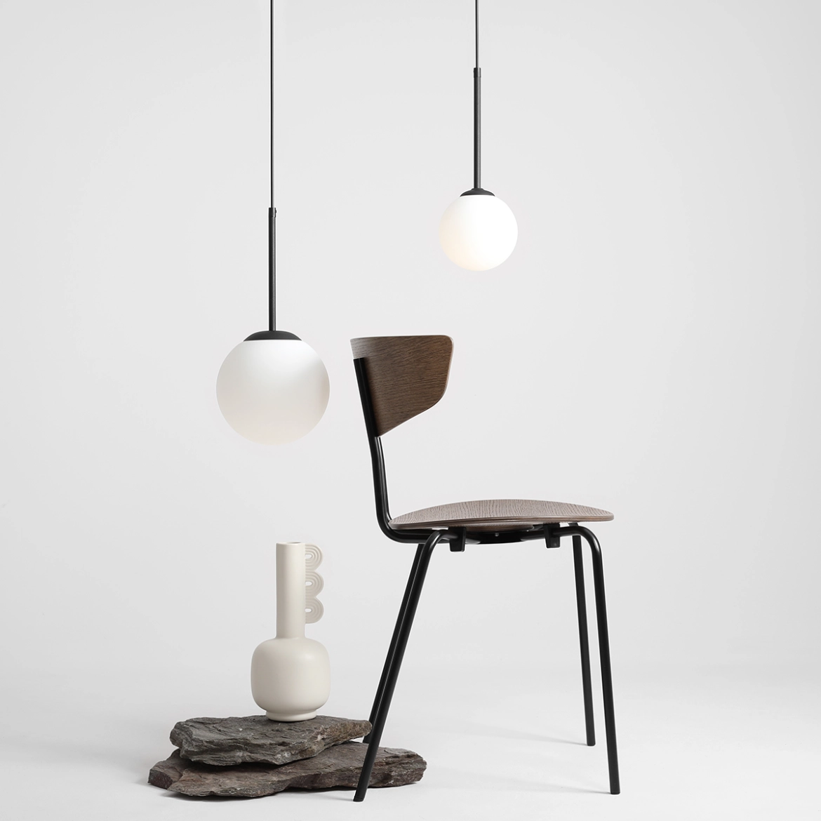 LAMPA WISZĄCA BOSSO MINI 20 BLACK 1087XS1 ALDEX