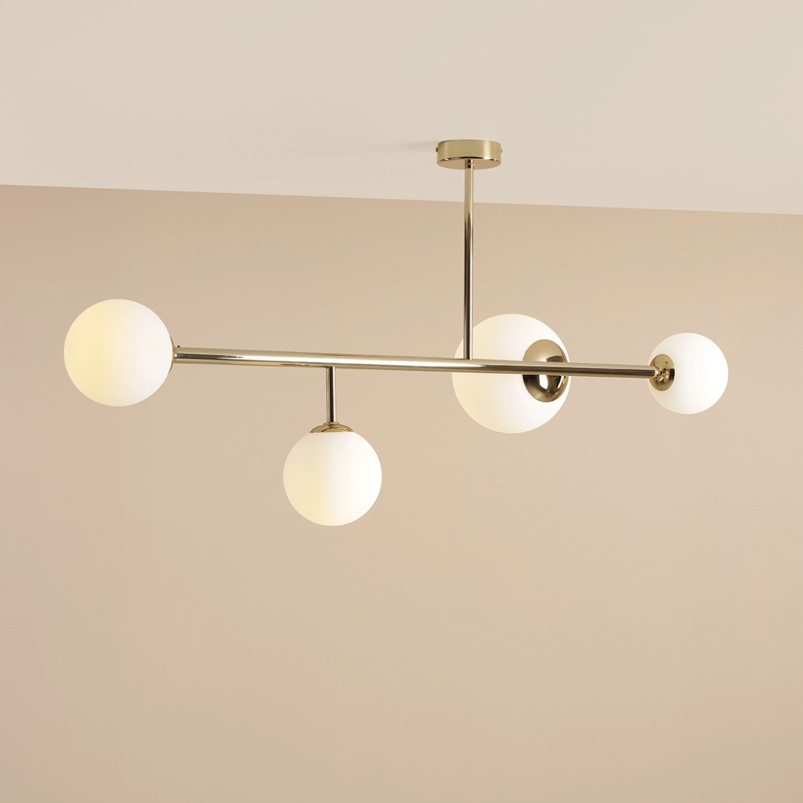 Lampa sufitowa DIONE gold IV 1092PL_L30 Aldex