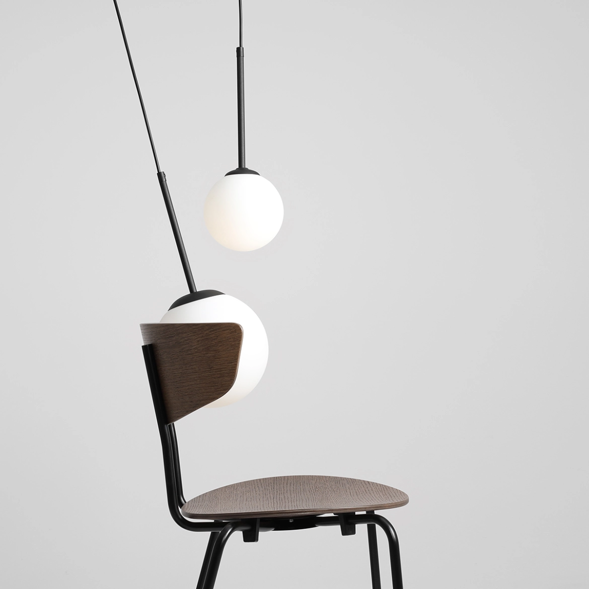 LAMPA WISZĄCA BOSSO MINI 20 BLACK 1087XS1 ALDEX