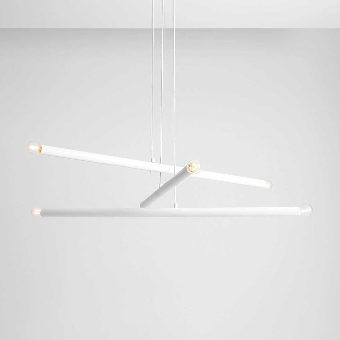 Lampa Wisząca TUBO 6 Biały 1072K Aldex