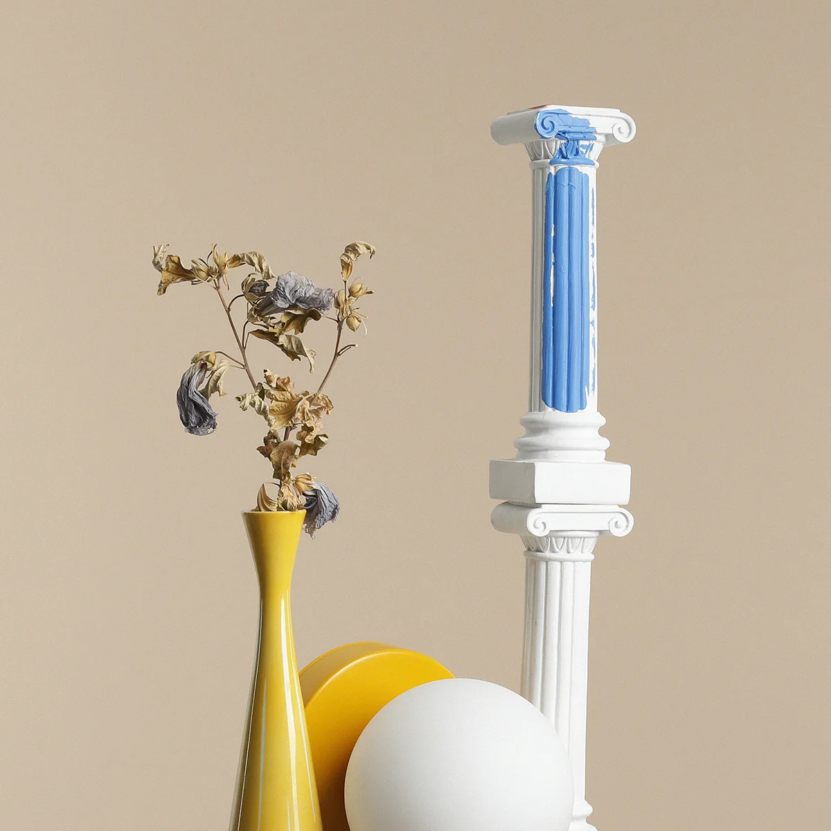 BALL TABLE MUSTARD S 1076B14_S Lampka stołowa #colours Aldex