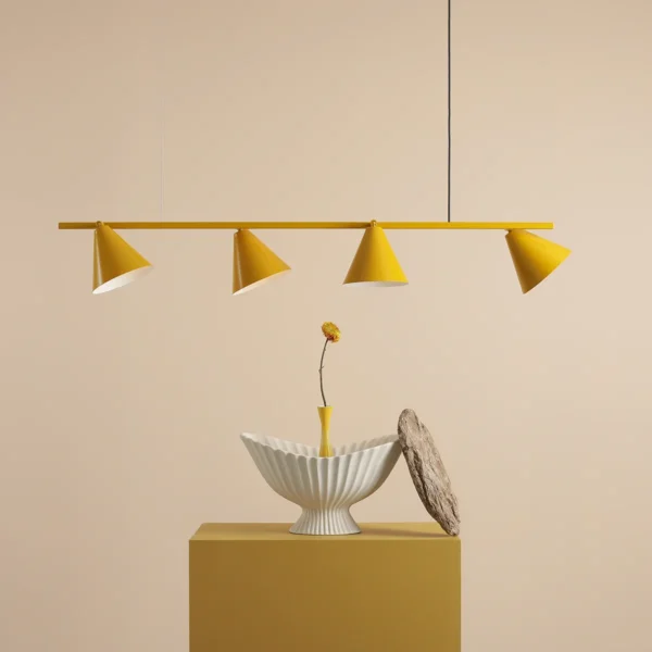 FORM 4 MUSTARD 1108L14 Nowoczesna lampa wisząca Aldex