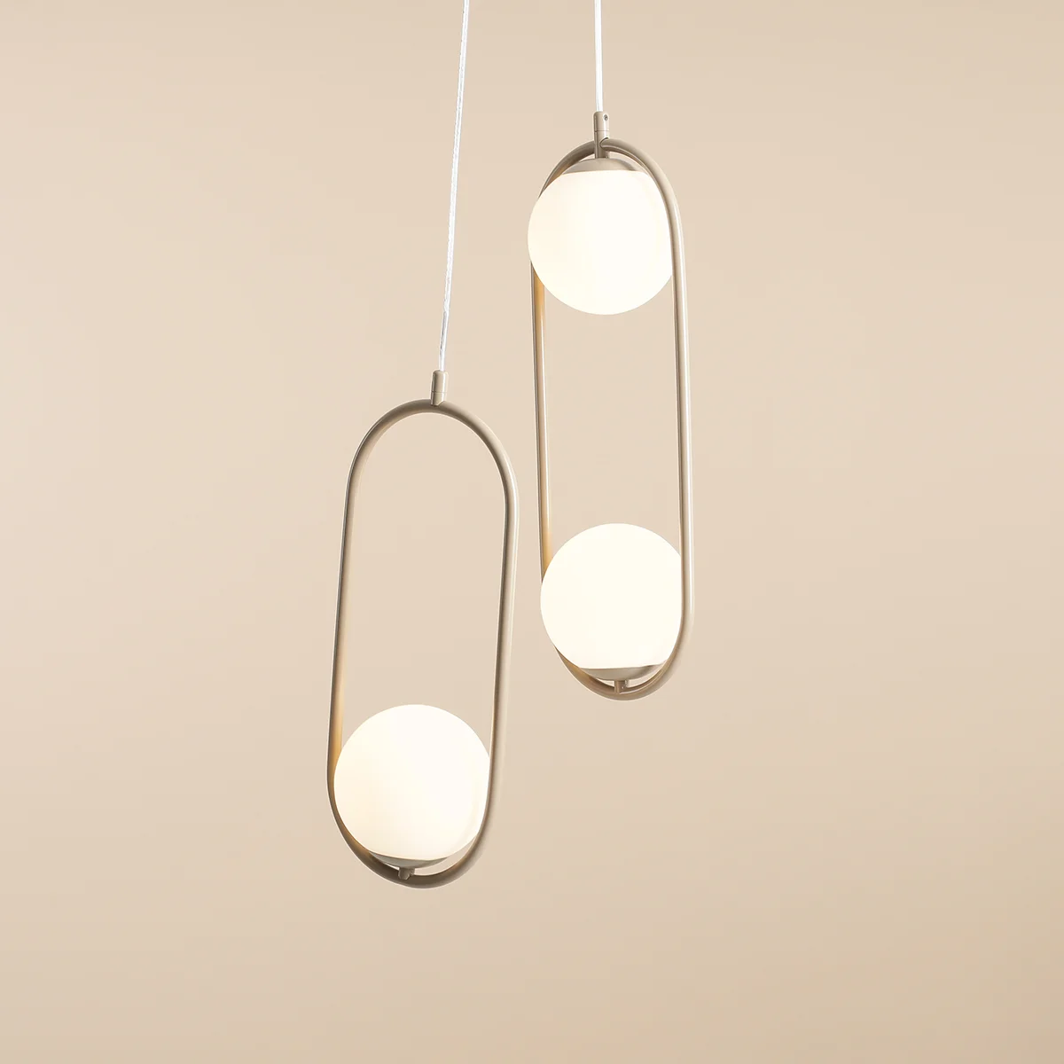 RIVA 2 BEIGE 1086H17 Lampa wisząca #colours Aldex