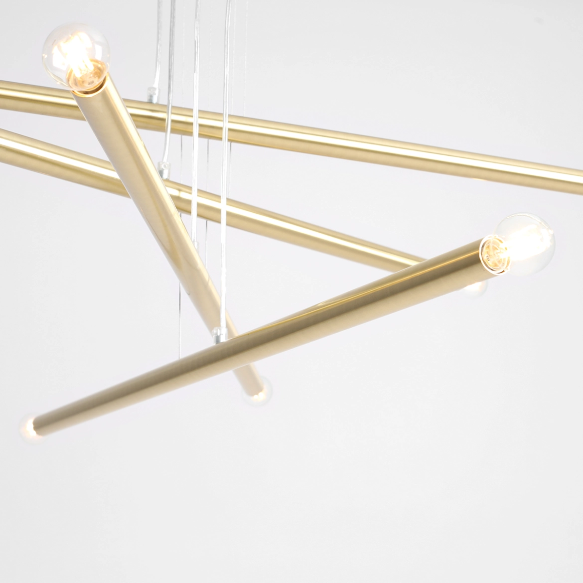 LAMPA WISZĄCA TUBO 8 BRASS 1072P40 ALDEX