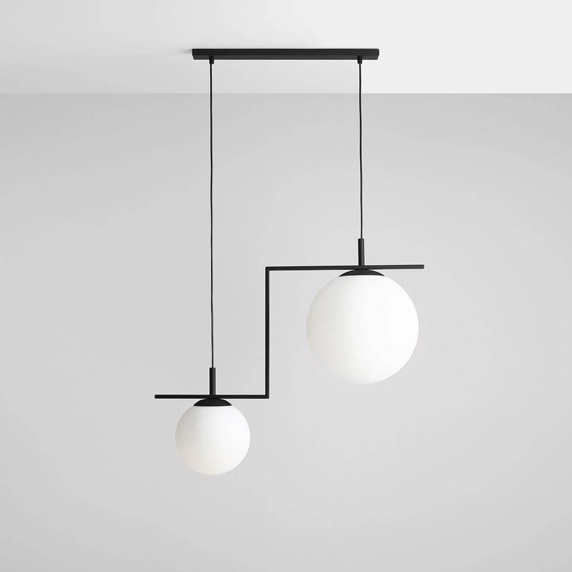 Lampa wisząca ZAC 2 black 1038H1_2 ALDEX
