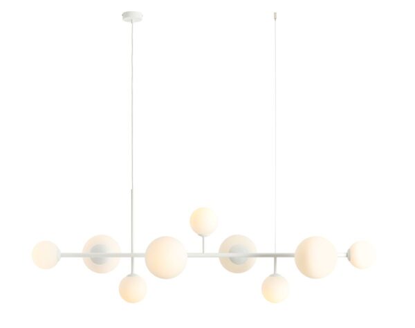 LAMPA WISZĄCA DIONE 9 WHITE 1092N Aldex