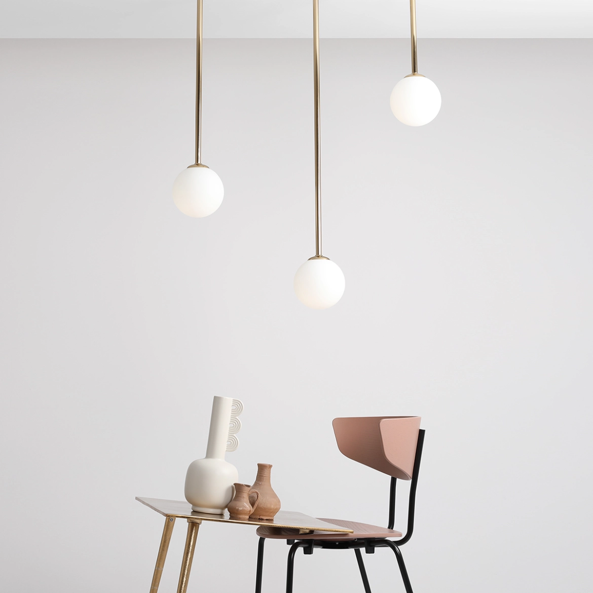 Lampa wisząca PINNE gold S 1080PL_G30_S ALDEX