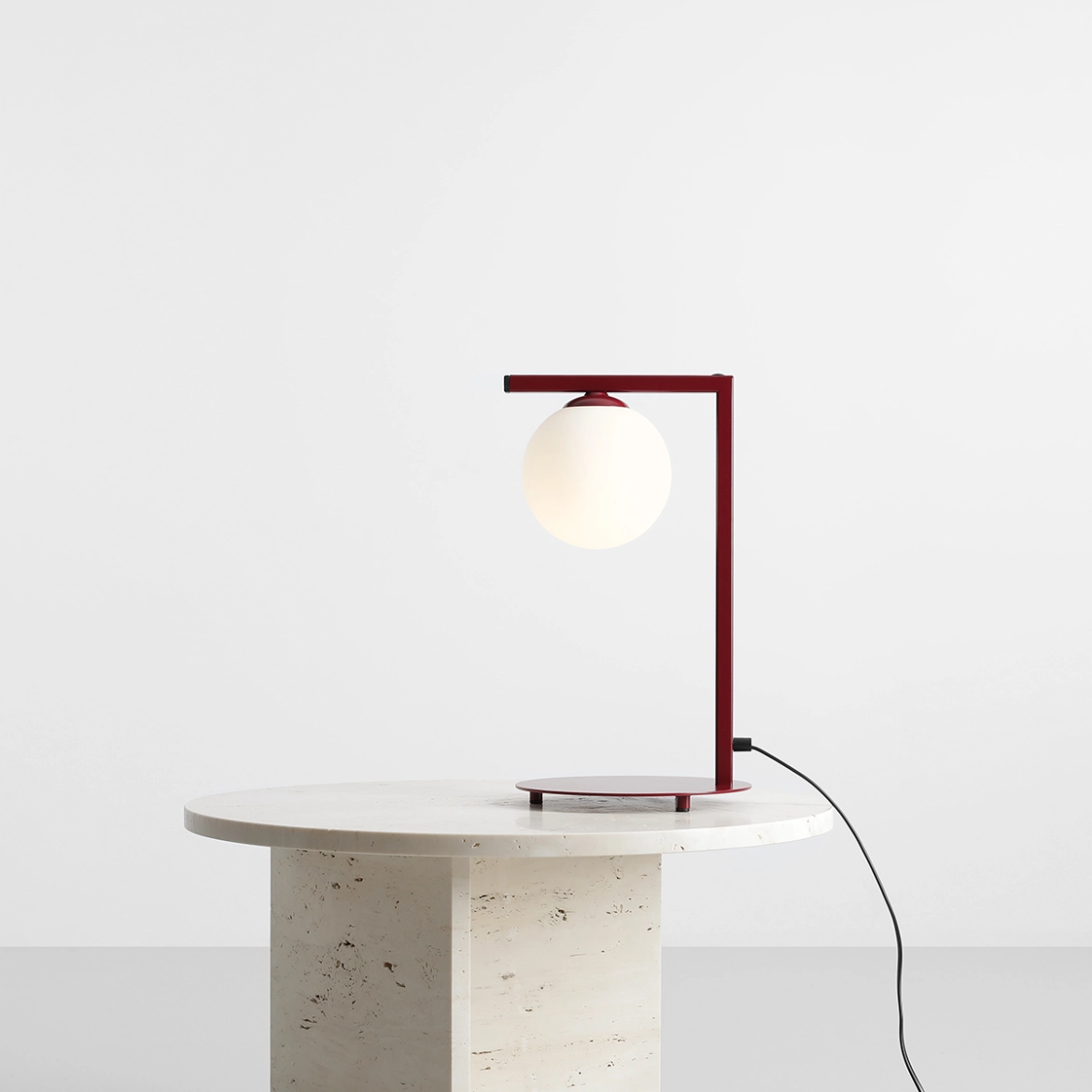 Lampka Biurkowa Zac Bordowy 1038B15_1 Aldex