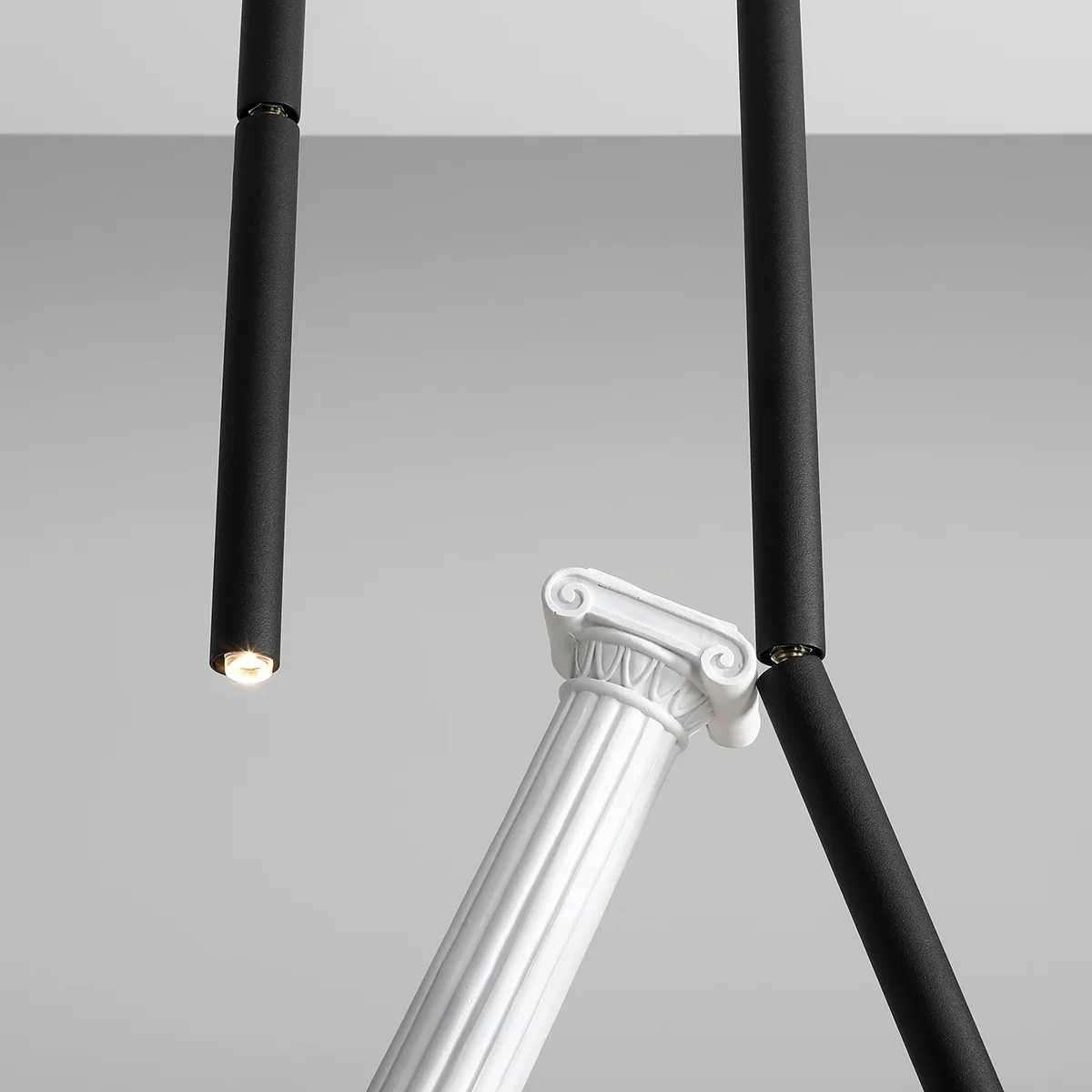 Prosty plafon punktowy STICK ALL BLACK L 1084PL_G1_L Aldex