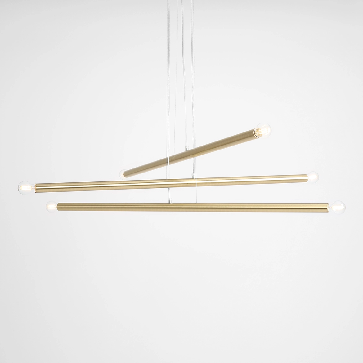 LAMPA WISZĄCA TUBO 6 BRASS 1072K40 ALDEX
