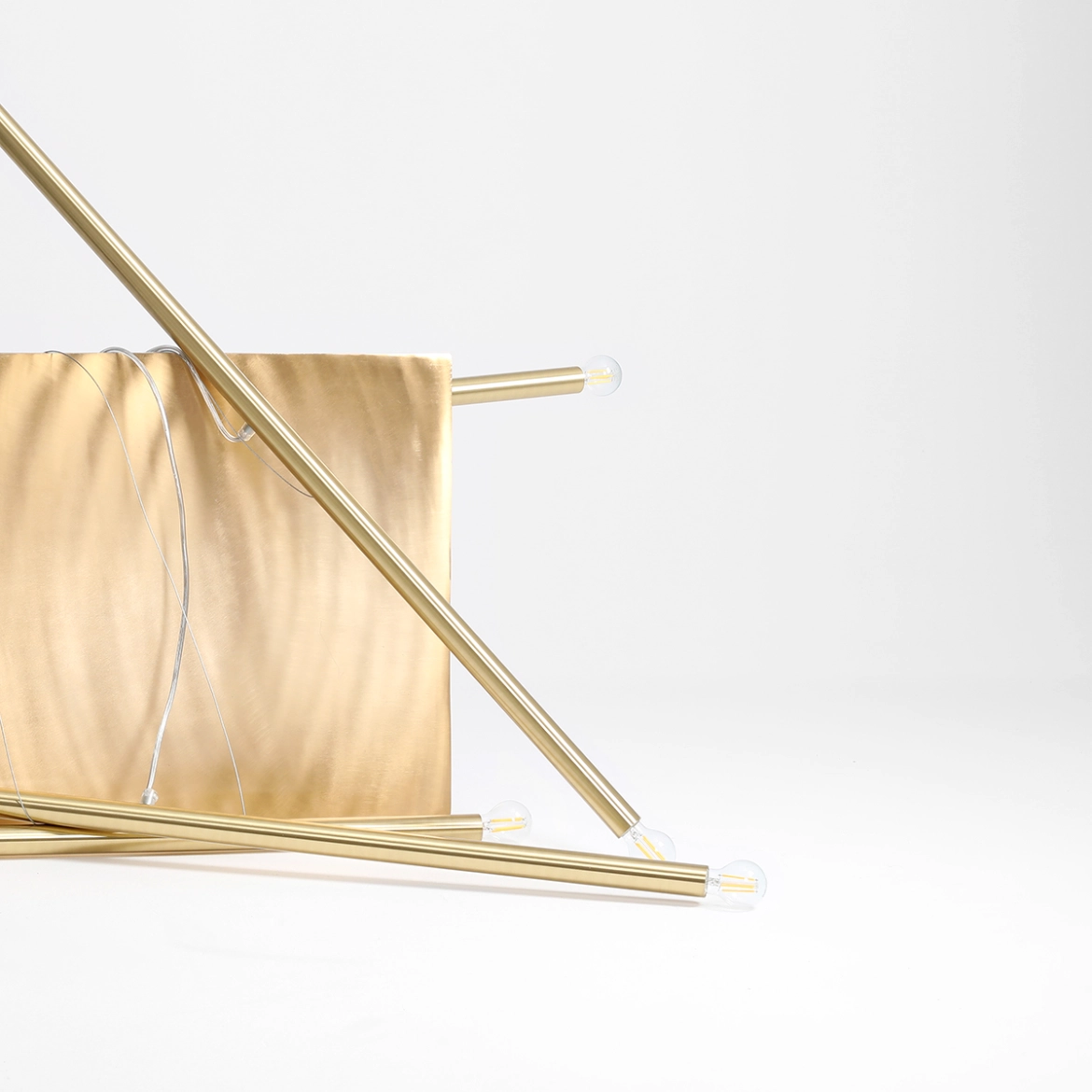 LAMPA WISZĄCA TUBO 8 BRASS 1072P40 ALDEX