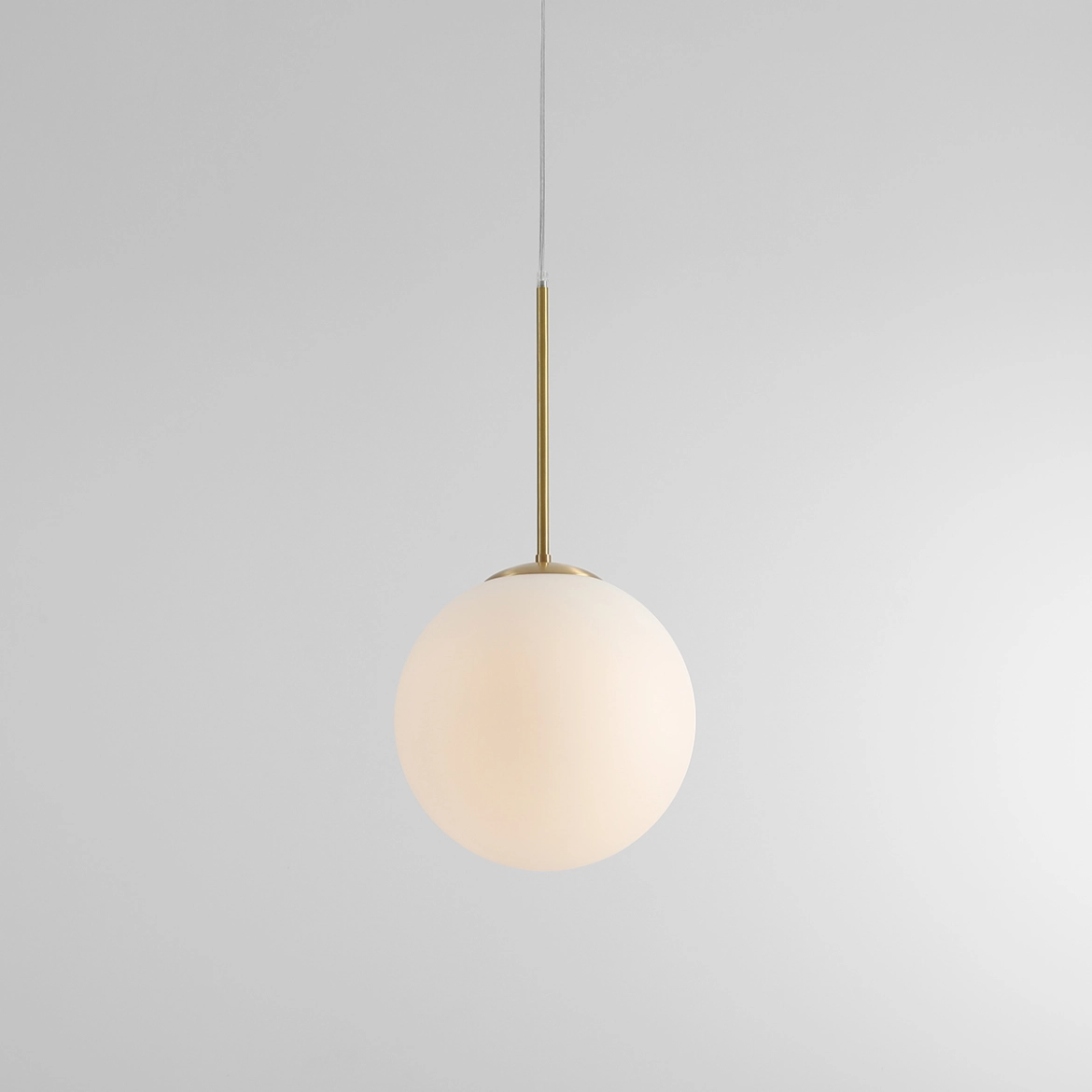 LAMPA WISZĄCA BOSSO MEDIUM BRASS 1087G40 ALDEX