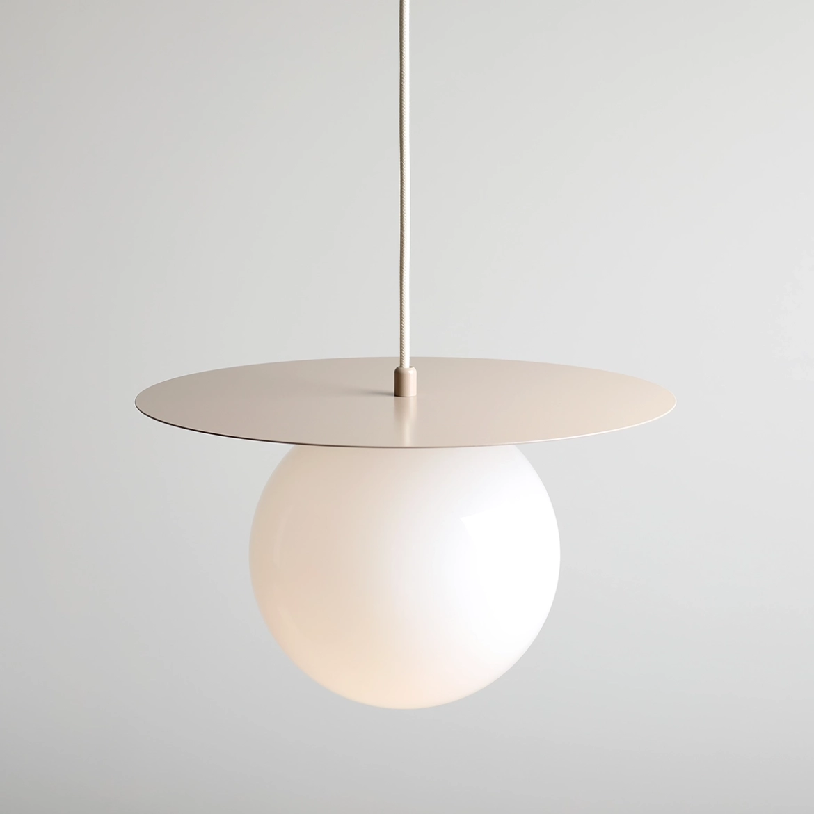 LAMPA WISZĄCA LOOP BEIGE M 1125G17_M Aldex