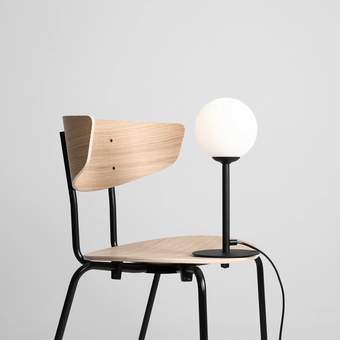 Lampka Biurkowa PINNE Czarny 1080B1 Aldex