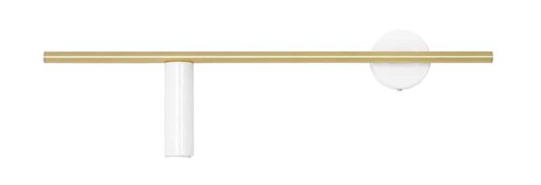 KINKIET TREVO WHITE BRASS (lewy) 1097C40 ALDEX