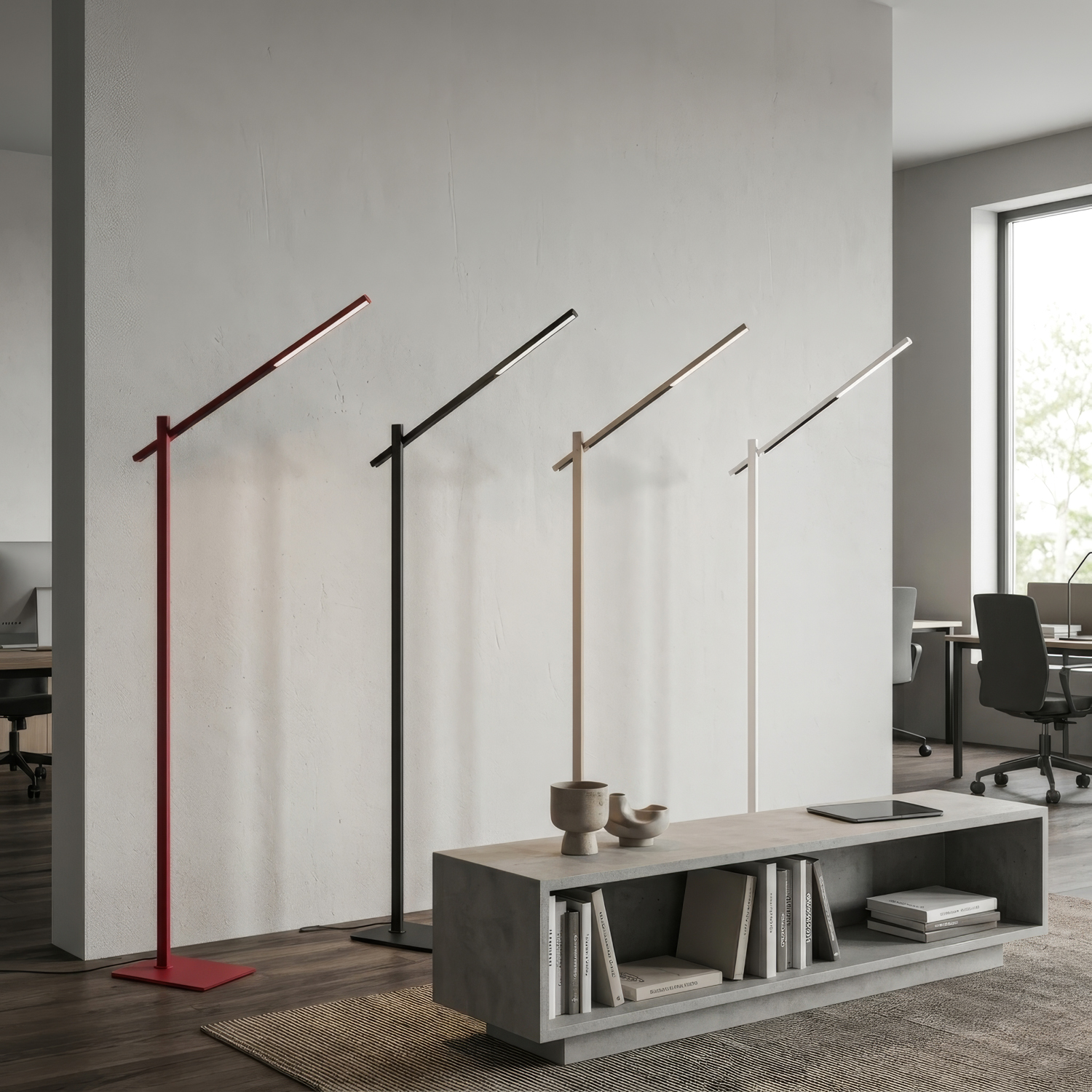 Lampa podłogowa ONTARIO FLOOR DIMM SWITCH czarna AZ6803 Azzardo