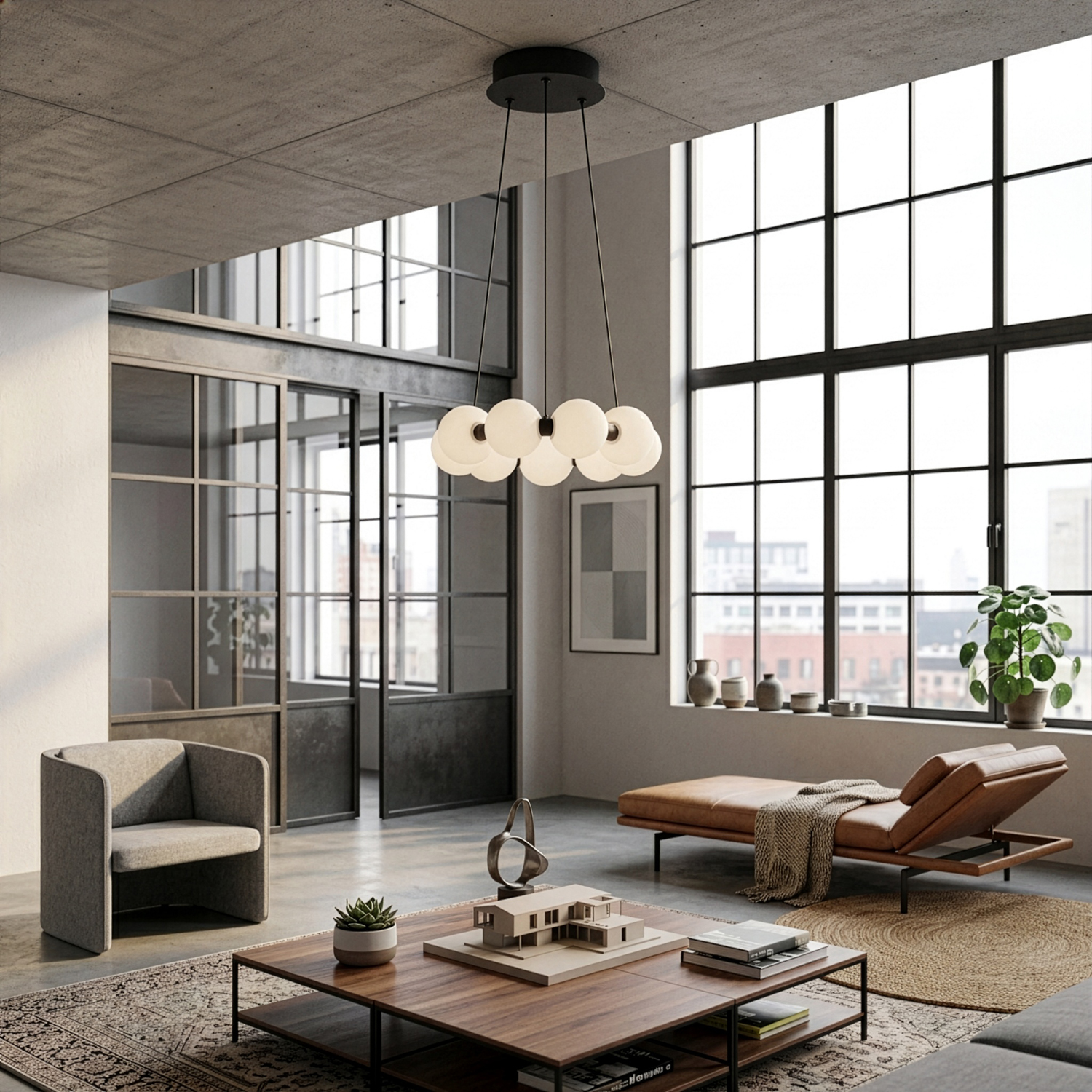 Lampa wisząca PERLA PENDANT 40 3-STEP DIMM czarna AZ6894 Azzardo