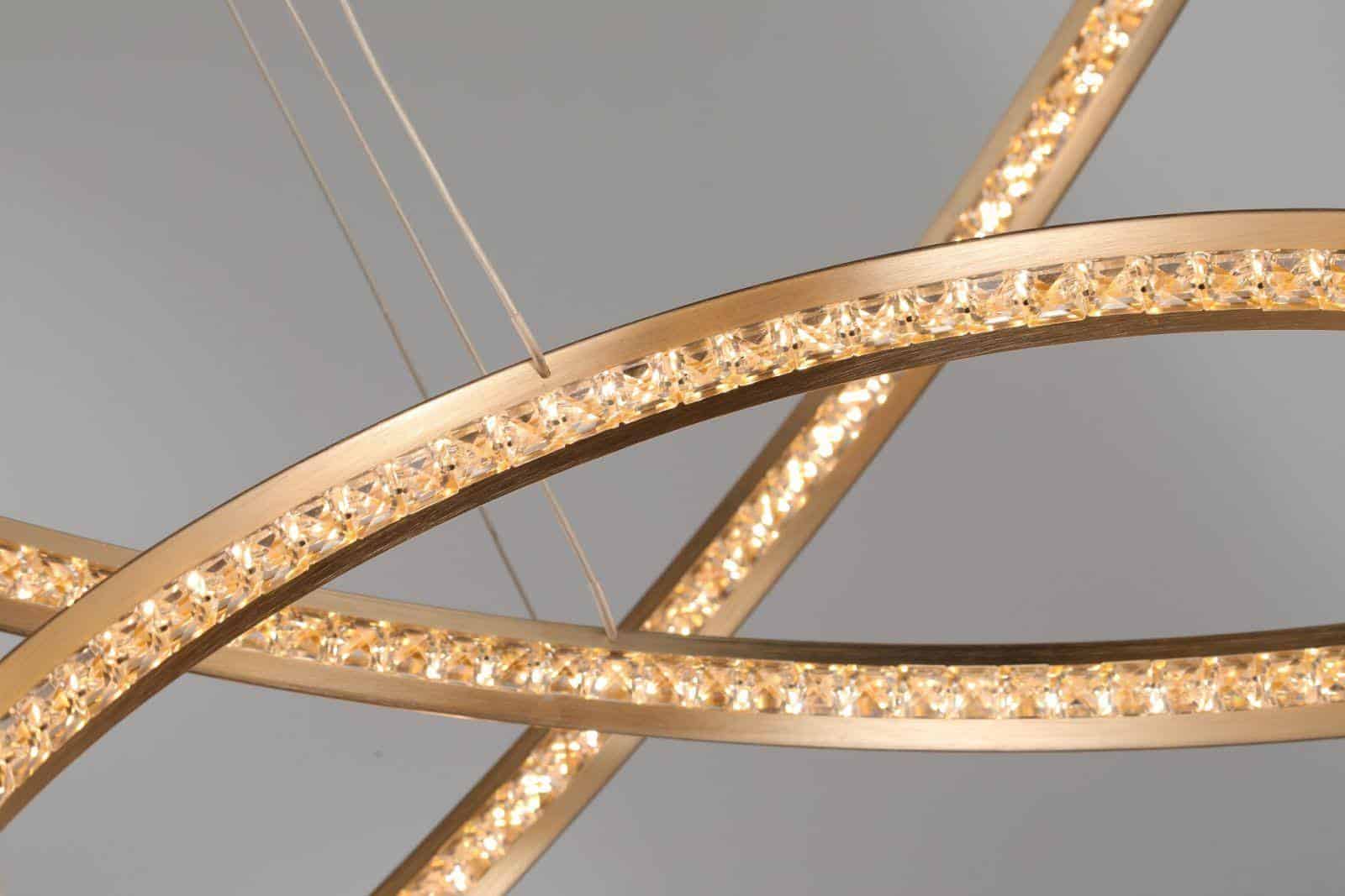 Lampa wisząca Brighton 3 (gold) AZ4429 AZZARDO