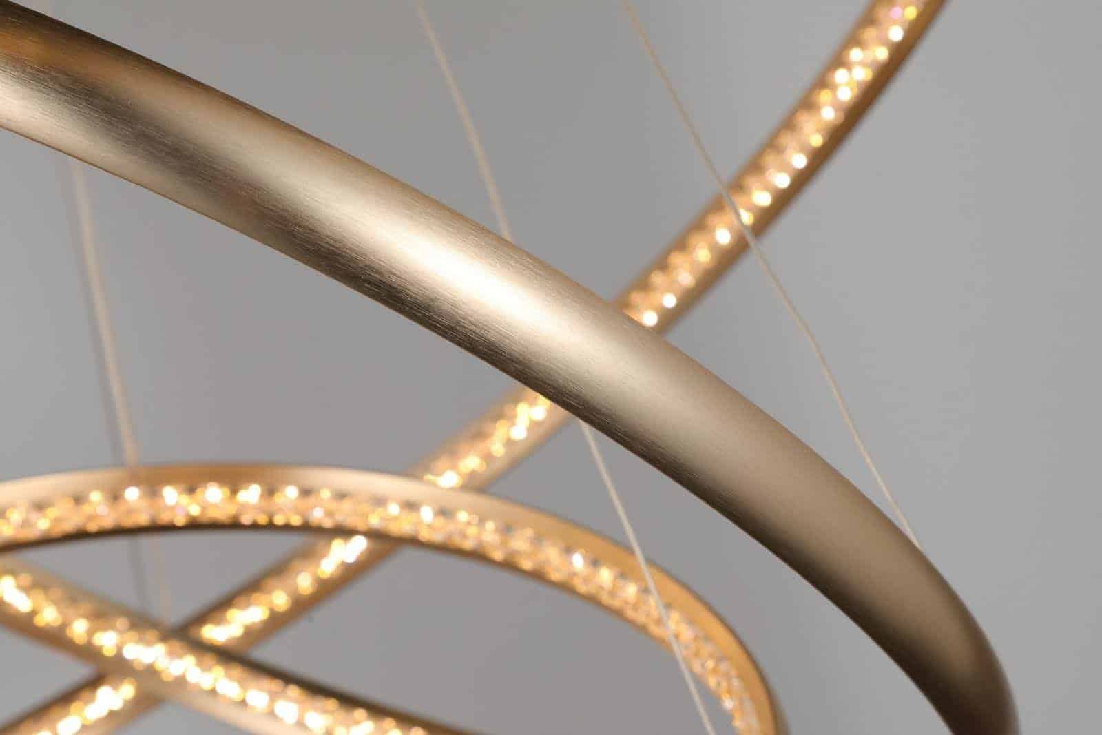 Lampa wisząca Brighton 3 (gold) AZ4429 AZZARDO