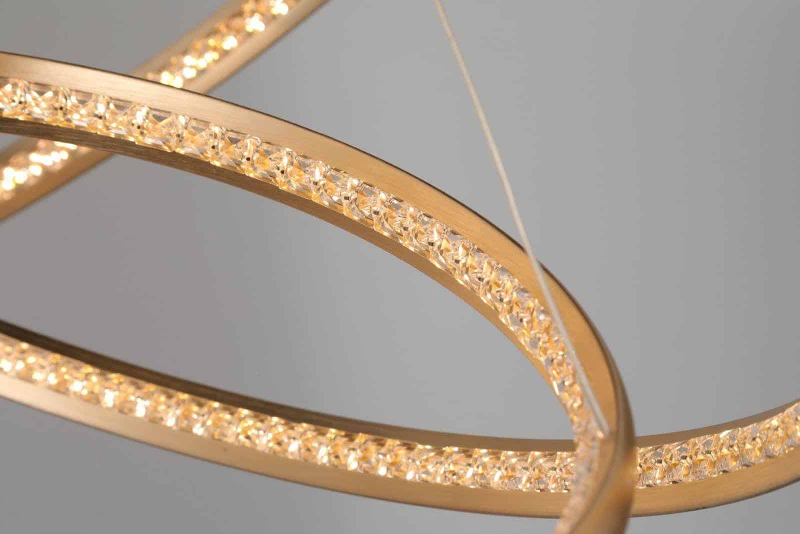 Lampa wisząca Brighton 3 (gold) AZ4429 AZZARDO