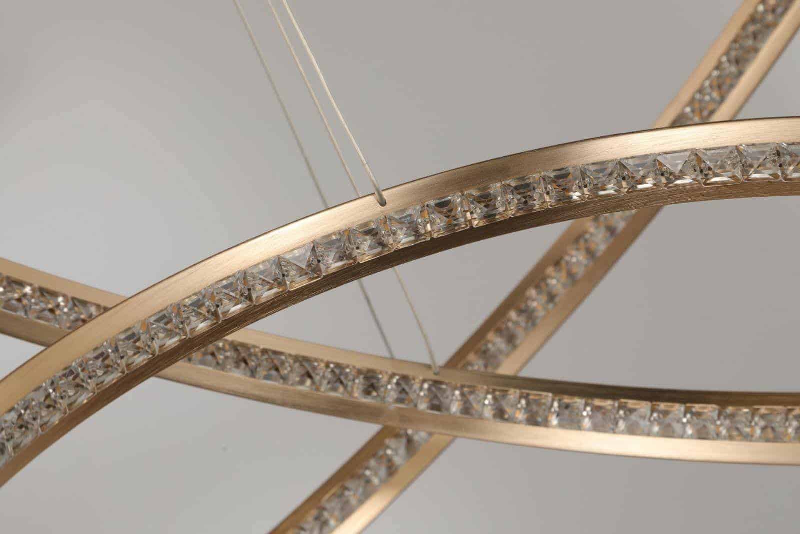 Lampa wisząca Brighton 3 (gold) AZ4429 AZZARDO